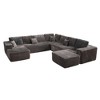 HOMLUX U-Shape Modular Sectional Sofa Couch, 27" Deep Seat Modern Minimalist Couches for Living Room, Style 4 - 2 of 4