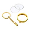 Unique Bargains Portable Round Metal Storage Jewelry Coin Holder with Key Rings - 4 of 4
