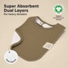 KeaBabies 8-Pack Organic Baby Bibs for Boy, Girl, Drool Bibs, Baby Bib for Girls, Boys,  Newborn Teething Bibs - 4 of 4
