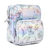 Disney Vegan Leather Crossbody Backpack with Adjustable Strap, The Little Mermaid Ariel and Flounder Poses Iridescent Holographic - 2 of 4