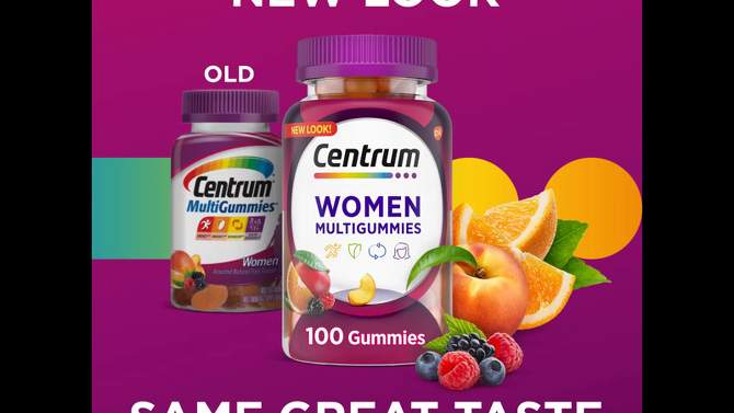 Centrum Women's Multivitamin Gummies, 2 of 11, play video