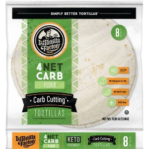 La Tortilla Carb Cutting 4g Net Carb Flour Tortillas - 11oz - 1 of 4