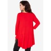 Roaman's Women's Plus Size Boatneck Ultra Drape Swing Tunic - 3 of 4