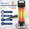 SereneLife 900W Electric Patio Heater with 360° Tip-Over Safety Switch - Indoor/Outdoor Use (SLOHT24) - 4 of 4