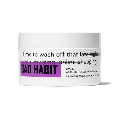 Bad Habit Omzzz Acai Nightly Cleansing Balm - 3.38oz - Ulta Beauty