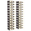 vidaXL Wall Mounted Wine Rack - White Iron 24 Bottles Rack for Modern Kitchen, Pantry, Bar, Living Room or Dining Area - 3 of 4