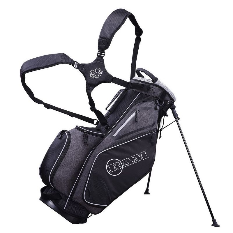Ram Golf Premium Tour Golf Stand/Carry Bag, 3 of 6