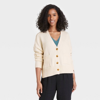button front cardigans