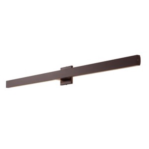 JONATHAN Y Vara Modern Minimalist Indoor/Outdoor Metal 350-Degree Rotate Dimmable Integrated Linear LED Wall Sconce - 1 of 4
