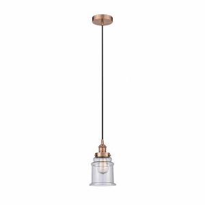 Canton - 1 Light Mini Pendant In Industrial Style-11 Inches Tall and 6 Inches Wide - 1 of 1