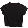 Women's Textured Short Sleeve Crop Top - HYFVE - 2 of 3