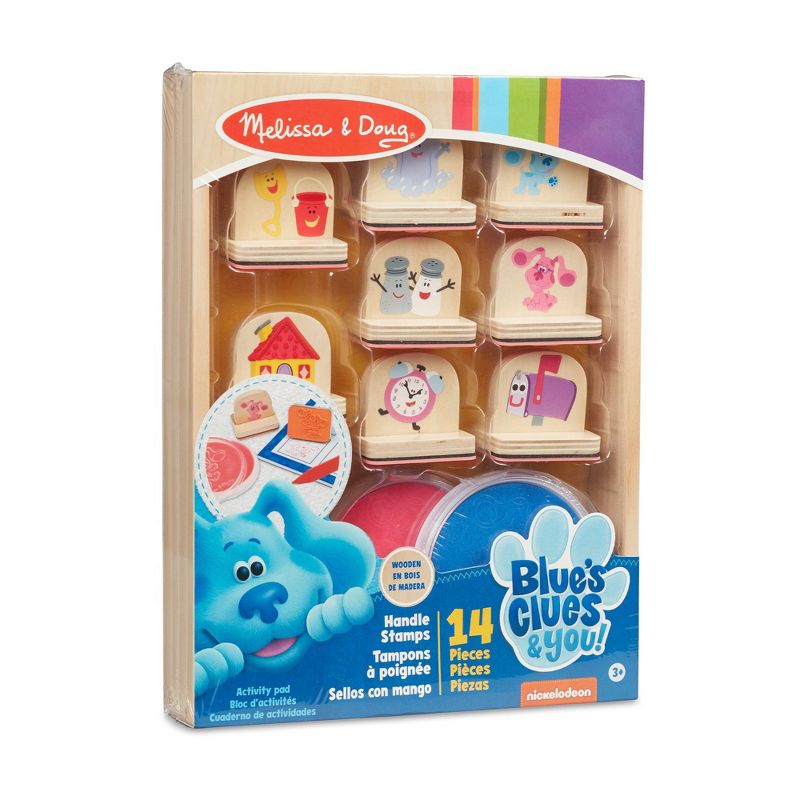 Melissa &#38; Doug Blues Clues &#38; You! Wooden Handle Stamps, 1 of 16