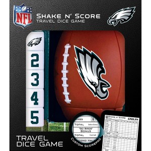 MasterPieces Officially Licensed NFL Philadelphia Eagles Shake N' Score Dice Game for Age 6 and Up - 1 of 4