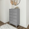 Plank+Beam Solid Wood Classic 5-Drawer Solid Wood Dresser, Storage Dresser for Bedroom, Chest of Drawers - 2 of 4