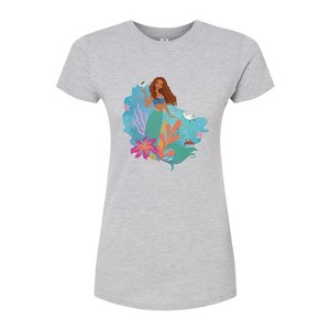 Women's - Disney - Ariel Fitted Graphic T-Shirt - 1 of 3