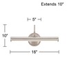 Possini Euro Design Possini Euro Renaissance 16" Wide Polished Nickel LED Picture Light - 4 of 4
