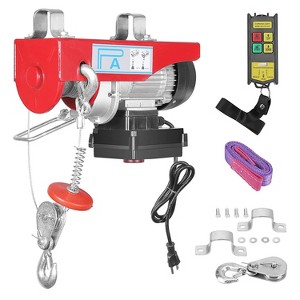 Garvee 440LBS Electric Hoist, Automatic Lift Electric Cable Hoist with Wireless Remote Control with 12m Rope, Factory, Warehouses - 1 of 4