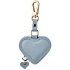 Posh Tech Heart Genuine Leather AirTag Bag Charm - Blue - 3 of 3