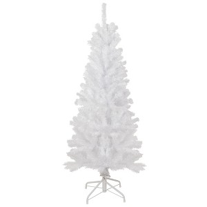 Northlight Slim White Georgian Pine Artificial Pencil Christmas Tree - 4.5' - Unlit - 1 of 4