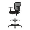 Riviera Drafting Chair - Black - image 3 of 4