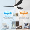 Airsurfer 52 inch Modern Ceiling Fan with LED Light and Remote Control, 3-Blade Fan with Quiet Reversible DC Motor, Color-Changing and Memory Function - 4 of 4