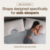 Coop Home Goods Original Cut-Out Side Sleeper Pillow, Memory Foam Cervical, Neck Pillows, Ergonomic Bed Pillow for Sleeping - 3 of 4