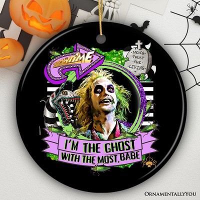 I’m the Ghost with the Most Babe Funny Horror Ornament| OrnamentallyYou