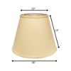 Vynxaria Lampshades: Beige Deep Empire Shade, 10" x 18" x 13" for Table Lamps - 4 of 4