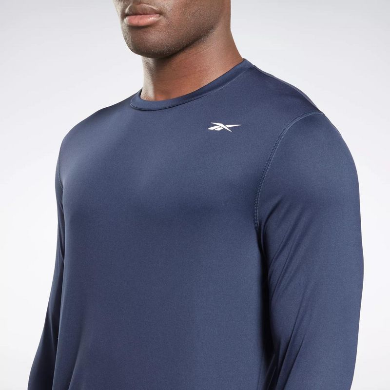 Reebok Training Long Sleeve Tech T-Shirt Mens Athletic T-Shirts, 4 of 7