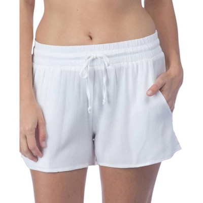 Women's Drawstring Beach Short - Green Dragon