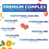 Super B Complex Gummy with Vitamin C & Folic Acid, Extra Strength Vitamin B Gummies Supplement with Niacin, B6, Folic Acid, B12, Biotin - 60 Gummies - 2 of 4