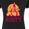 Women's - Wizard of Oz - A Bit Rusty Tin Man Juniors Fitted Graphic T-Shirt - 2 of 3