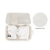 Itopfox 2-Pack Waterproof Diaper Organizer Pouches with Mesh Bag, Reusable and Washable for Cloth Diapers, White - 4 of 4