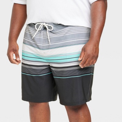 Men's Big & Tall 9 Floral Print Board Swim Shorts - Goodfellow