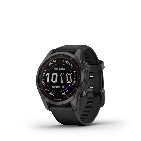 Garmin Fenix 7s - Sapphire Solar Carbon Gray Dlc Titanium With