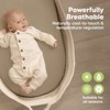 KeaBabies Bassinet Sheet for Baby Girls, Boys, 2-Pack Isla Fitted Bassinet Sheets, Bassinet Mattress Sheets - 3 of 4