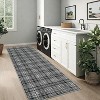 Hallway Runner Rug Washable Vintage Distressed Area Rugs Non Slip Laundry Rug Runner Floor Carpet Runners for Hallways Entryway Laundry - 2 of 4