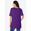 Woman Within Plus Size 7-Day Embroidered Layered-Look Tunic - 3 of 4