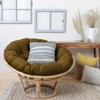 Suede Outdoor Round Papasan Chair Cushion - Sorra Home - 2 of 3