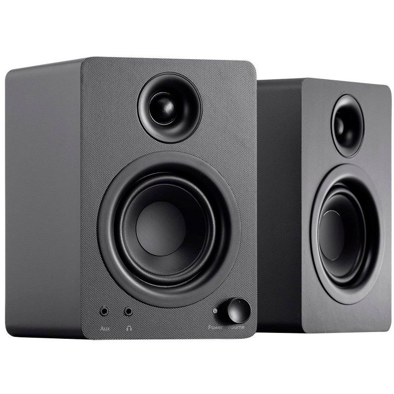 Monoprice DT-3 50-Watt Multimedia Desktop Powered Speakers, 40 Watts RMS, Near Field Frequency Response, For Mobile, Computer, and Audio Equipment, 1 of 7