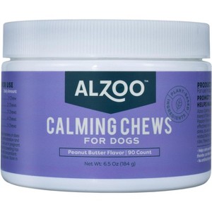 ALZOO Supplement Chews for Dogs, Made with 100% Plant-Based Active Ingredients - 1 of 4