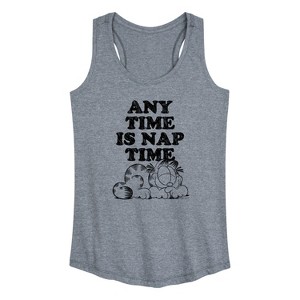 Women's - Garfield - Nap Sketch Graphic Racerback Tank - 1 of 4