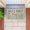 Stupell Industries Spring Wildflower Welcome Printed Outdoor Imitation Sisal Door Mat, design by Emily Cromwell - 4 of 4
