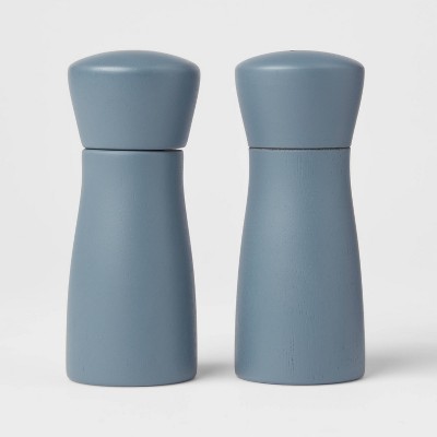 2pc Acacia Round Salt Shaker and Pepper Grinder Set - Threshold™