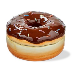tag Chocolate Sprinkle Donut Trinket Dish - Decorative Tray for Everyday Use, 4" x 4" x 2.5", Easy Clean - 1 of 2