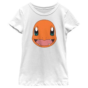 Girl's Pokemon Charmander Smile T-Shirt - 1 of 4