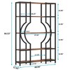 Resenkos Bookshelf, Bookcase Standing Shelf Unts,5-Tier Bookshelf, Industrial Bookcase Shelving Unit for Home Office,Walnut & Black Brown - 2 of 3