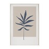 Kate & Laurel All Things Decor 23"x33" Sylvie Muted Colorblock Botanical Leaf Framed Wall Art by The Creative Bunch Studio White - 2 of 4