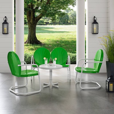 Griffith Green Metal 4-Piece Outdoor Conversation Set
