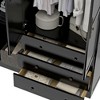 Keloyid Black Wood 47.52 in. Armoire with 3 Doors 4 Shelves and 3 Drawers - 4 of 4